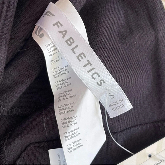 Fabletics 24/7 Skinny Pant black with side zipper size S NWT - Picture 6 of 14